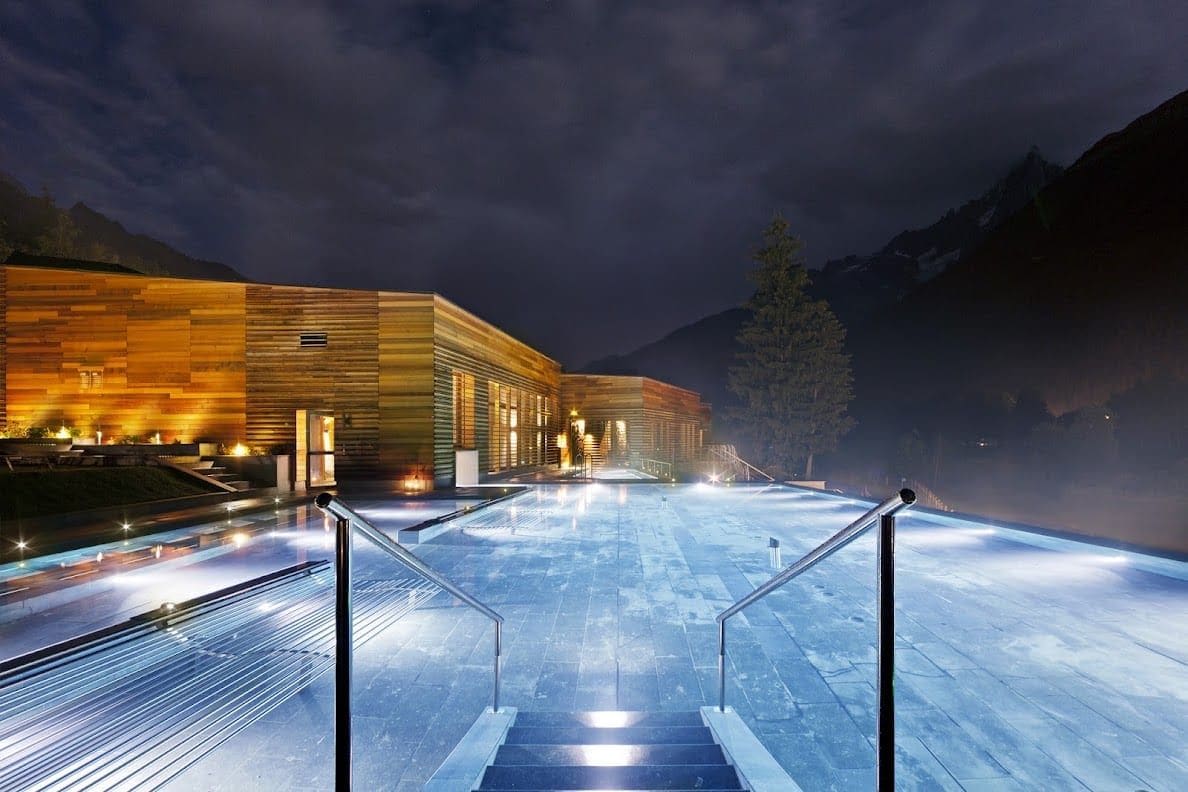QC Terme Chamonix : les bains face au Mont-Blanc